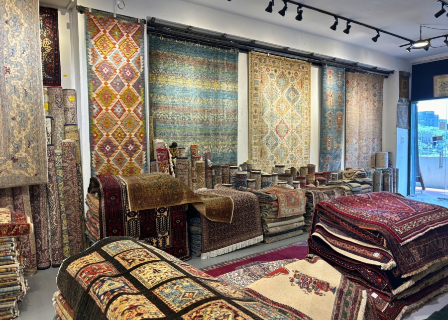 Tan Boon Liat Building furniture shops - Hassan's Carpets modern and vintage rugs
