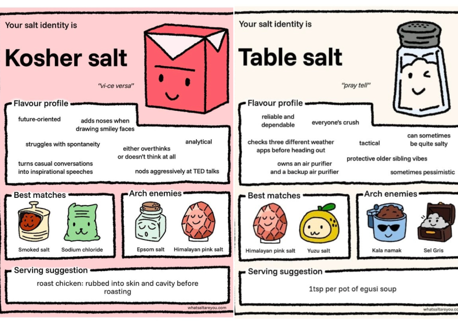 salt personality quiz