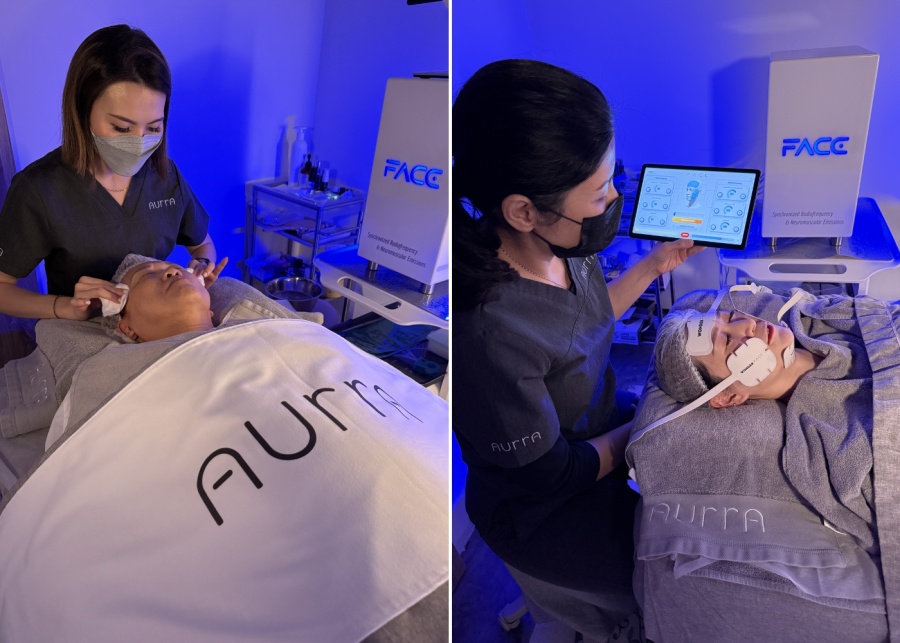 Lunch break activities - WonderFace facial Aurra by Jet Concepts