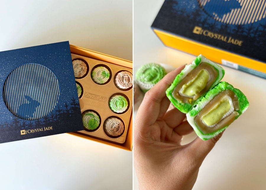 Mooncakes 2025 in Singapore - Crystal Jade Autumn Duo Petite Snow Skin Mooncakes