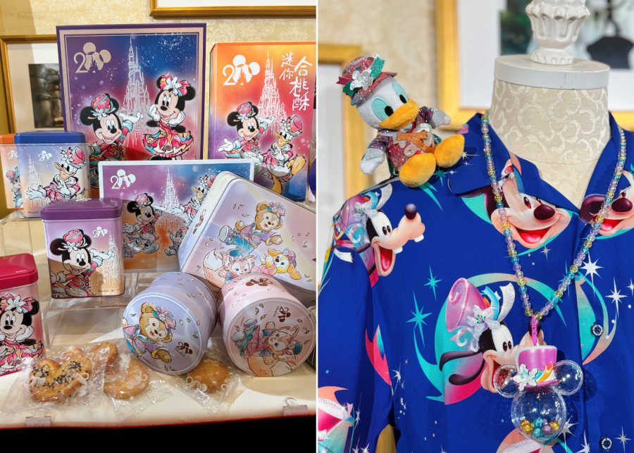 hong kong disneyland 20th anniversary mickey merch