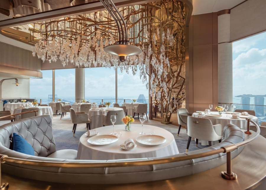 jaan by kirk westaway - where to watch fireworks in singapore