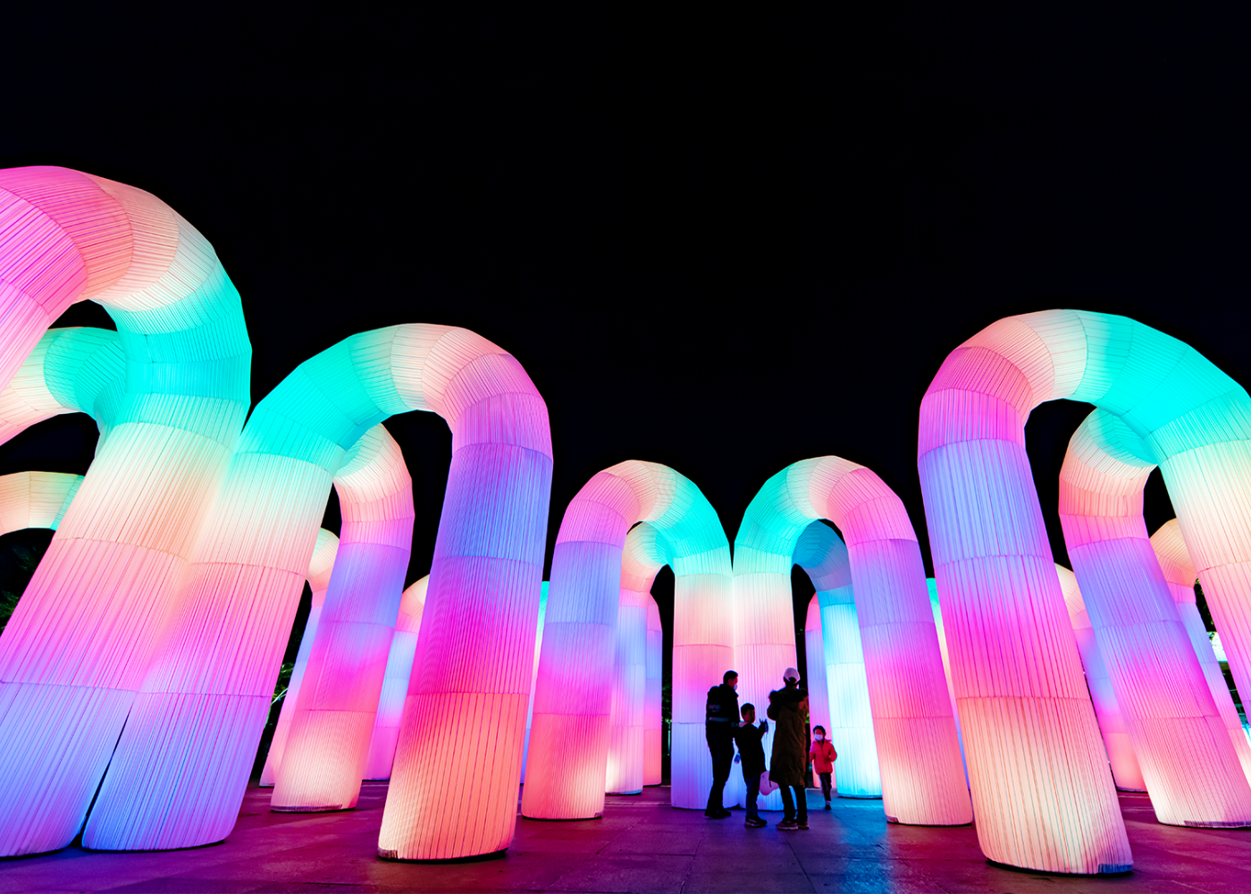 singapore night festival 2025 sky castle by eness