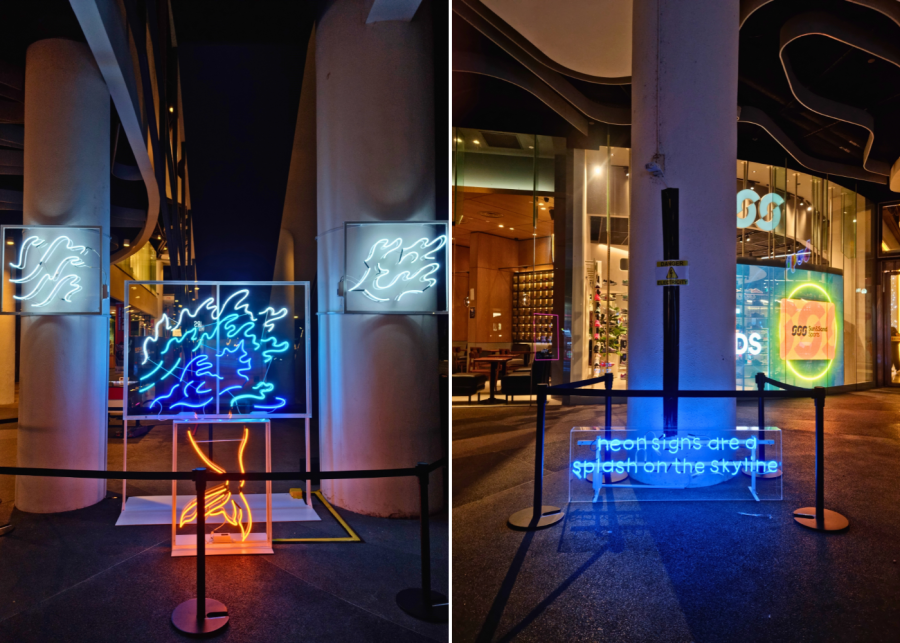 Waves of Time: Splash on our Skyline by maegzter | Singapore Night Festival 2025