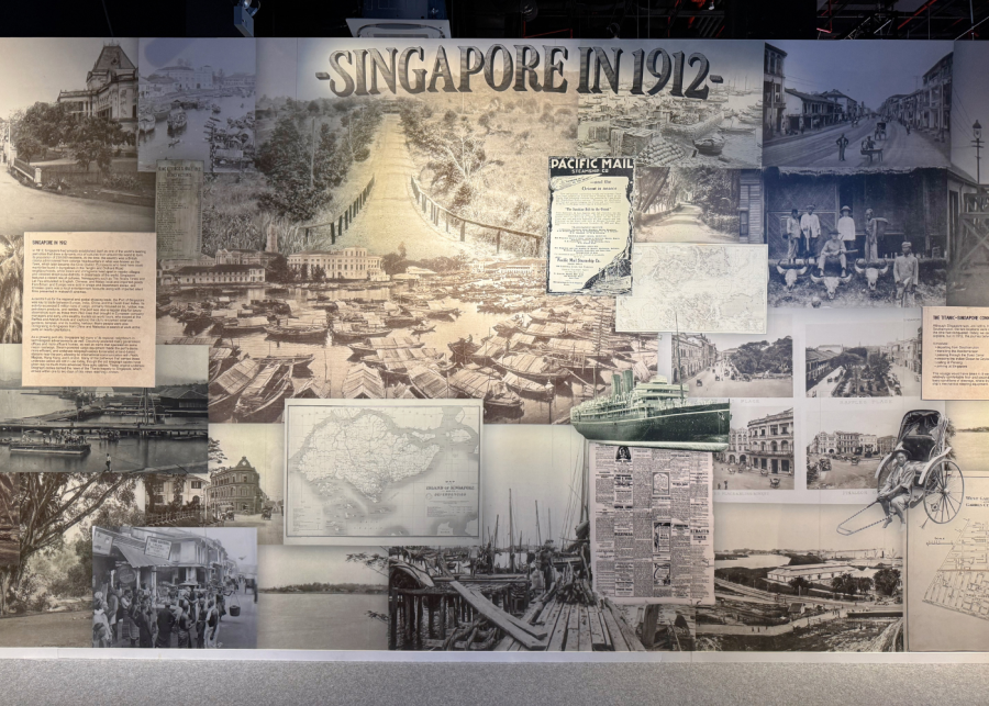titanic exhibition singapore in 1912