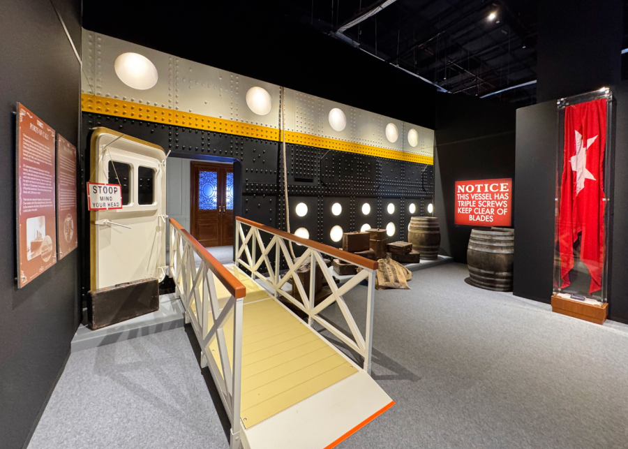 titanic singapore exhibition entering the ship