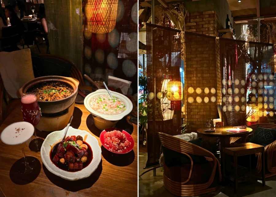 Best Chinese restaurants in Singapore - Yanhuo Restaurant modern-Chinese spread and retro interiors