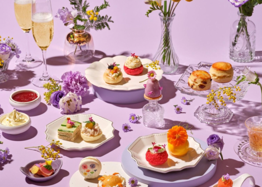 The Landing Point at The Fullerton Bay Hotel Singapore Spring Blossoms afternoon tea