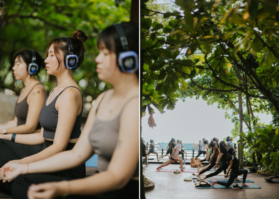 Sunset Yoga A soft reset at Sentosa - things to do this weekend in singapore