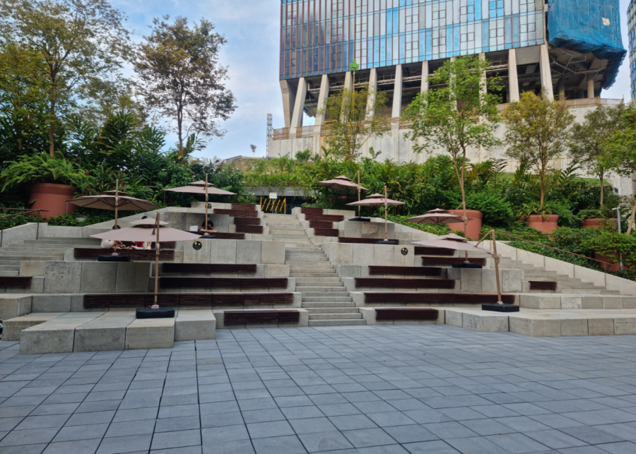 dors rooftop - dors design orchard road singapore