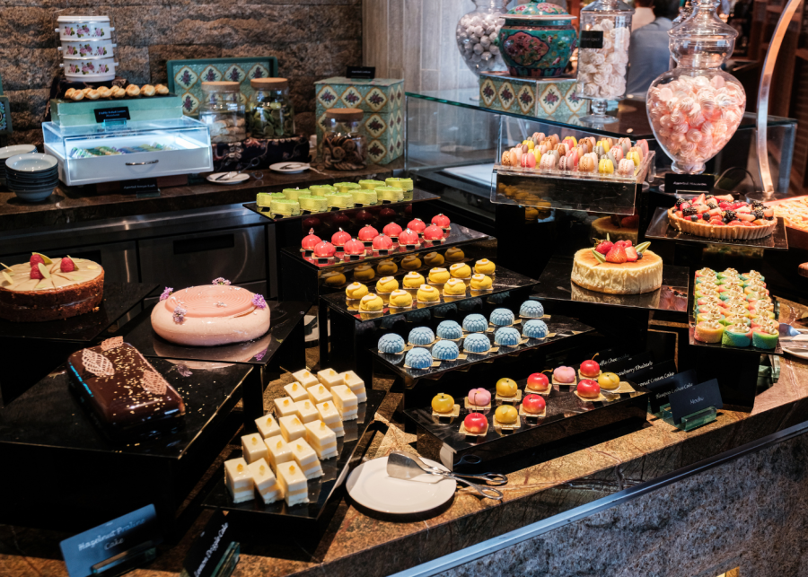 edge sunday brunch dessert selection