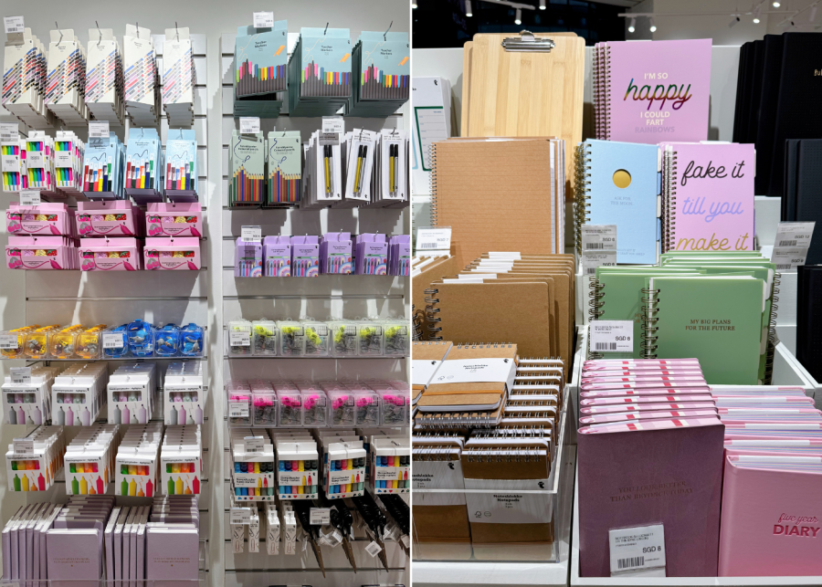 flying tiger copenhagen singapore stationery notebooks and pens