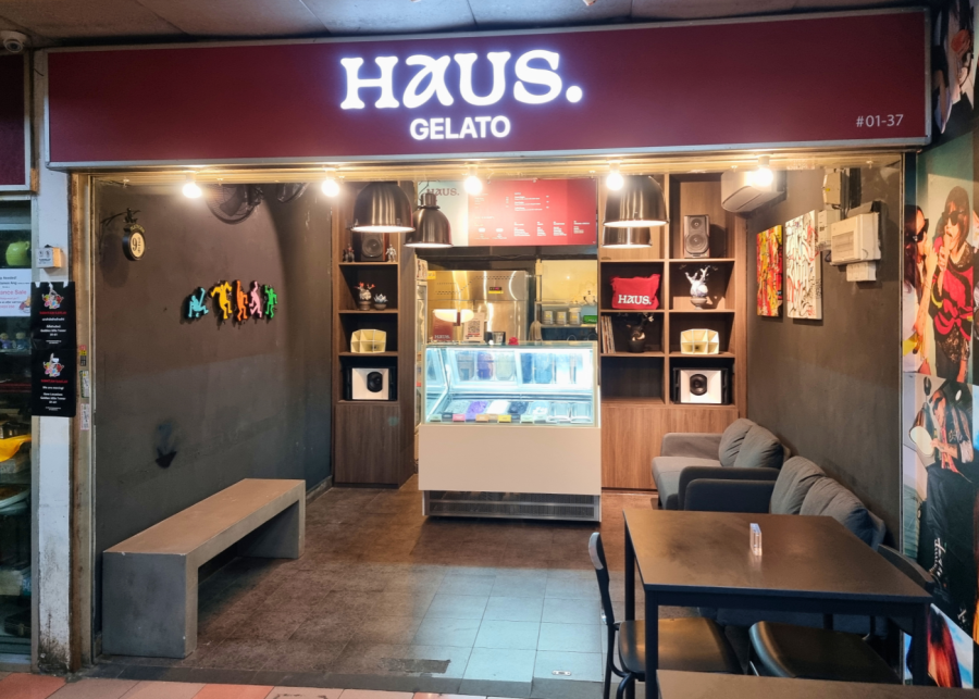 Haus Gelato's storefront | New cafes in Singapore 2025
