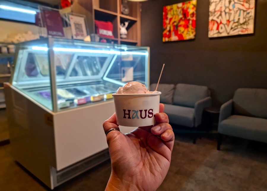 Haus Gelato's strawberry yoghurt | New cafes in Singapore 2025