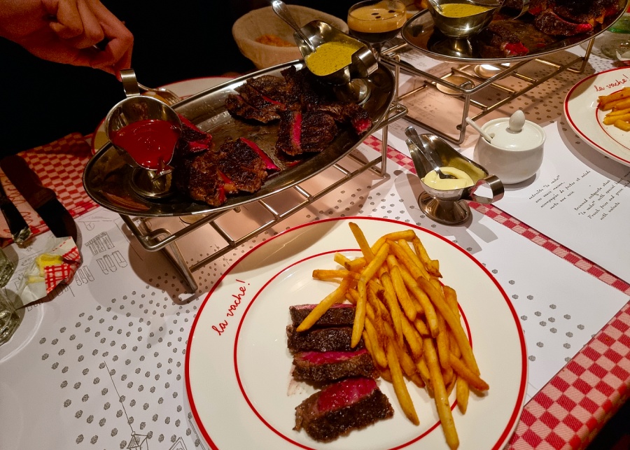 La Vache!'s double gold ribeye steak and fries | New restaurants and menus in Singapore 2025