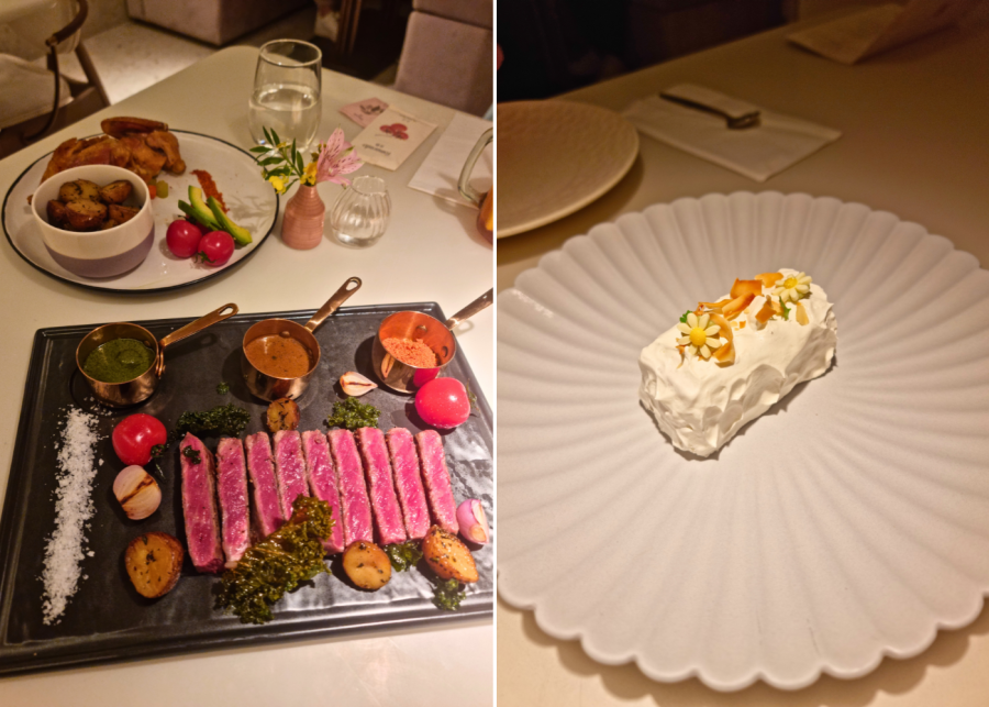 Tomacado's MBS 6/7 wagyu steak and signature almond chocolate cake | New restaurants and menus in Singapore 2025