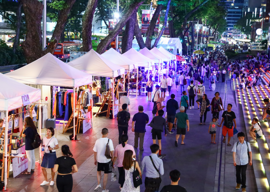 night at orchard - things to do this weekend in singapore