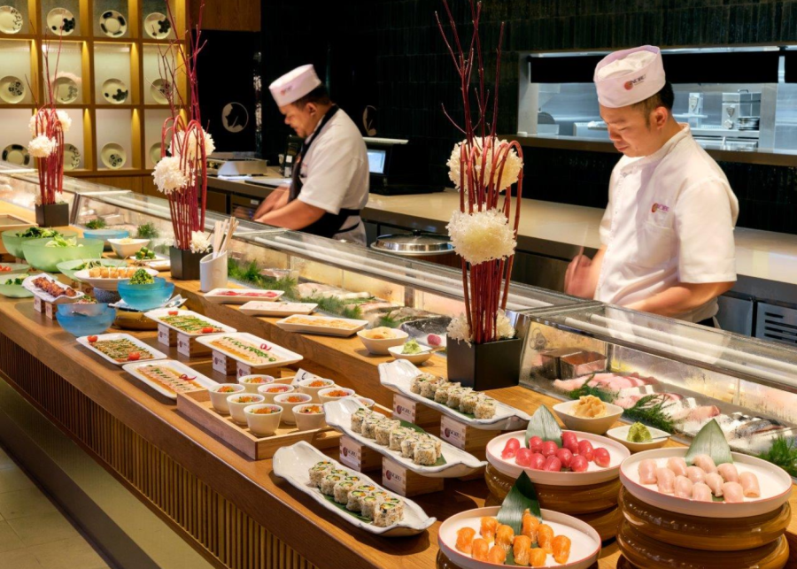 nobu f1 dining weekend brunch - f1 singapore events parties dining