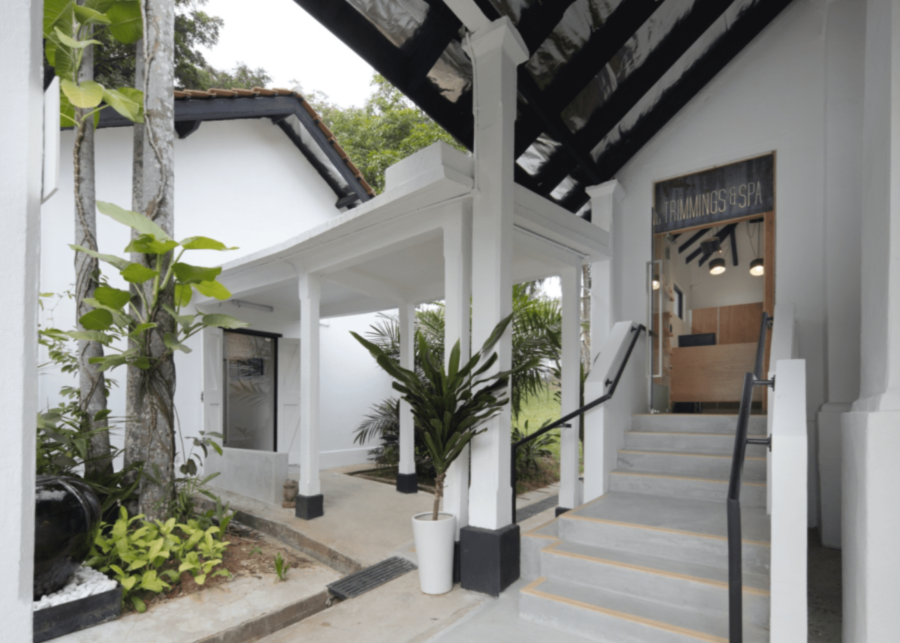 trimmings salon and spa - dempsey things to do singapore