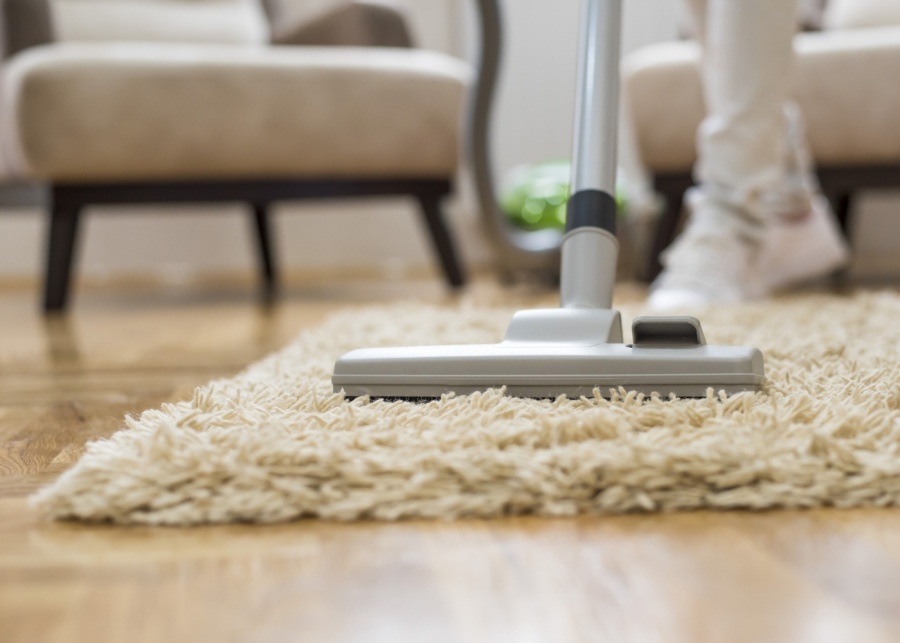 Best carpet cleaning services in Singapore - Close-up of vacuum cleaner in the living room