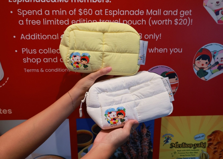 Esplanade SG60 - Ang Ku Kueh Girl x PIP limited edition travel pouch