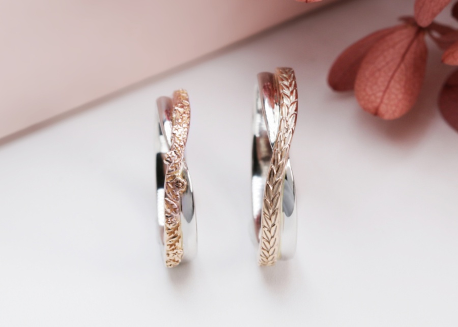 Wedding ring buying guide - LeCaine Gems flower and leaf style wedding ring