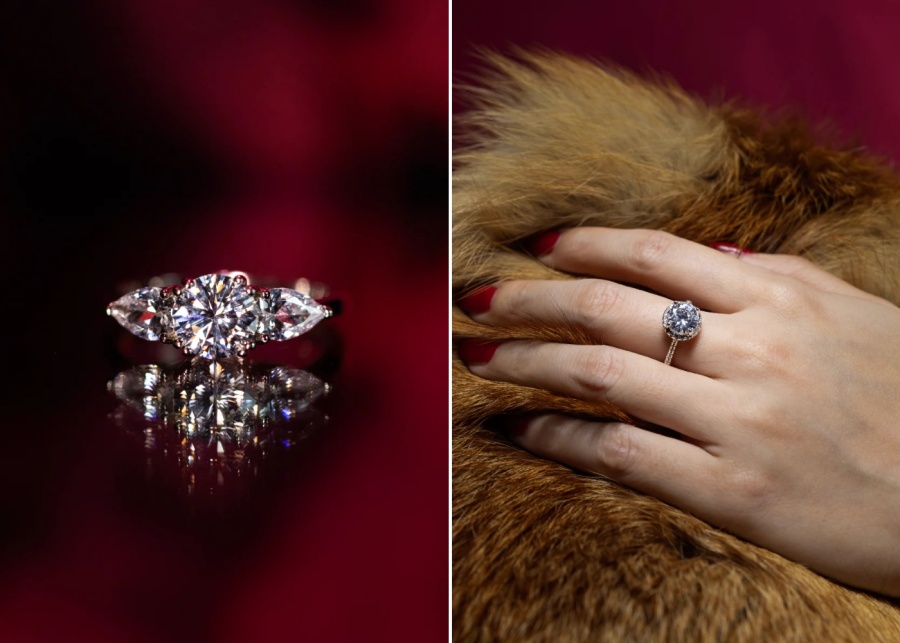 Wedding ring buying guide - Together Diamonds Triology keepsake ring and Pave Halo Keepsake ring