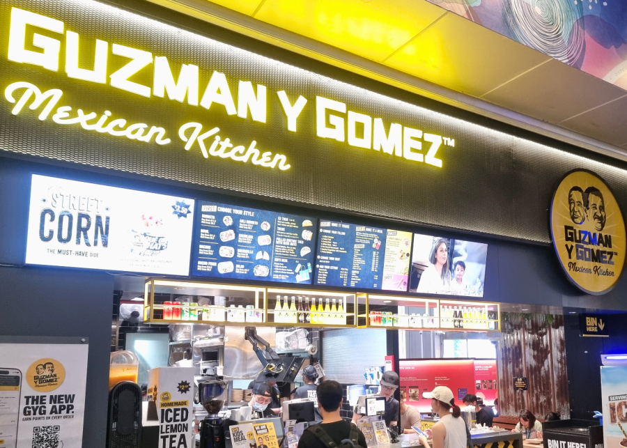 Guzman Y Gomez's storefront | Affordable restaurants in Singapore