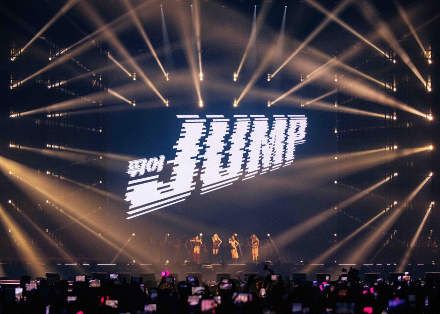 Blackpink performing Jump, their latest single | Blackpink adds a third concert show in Singapore