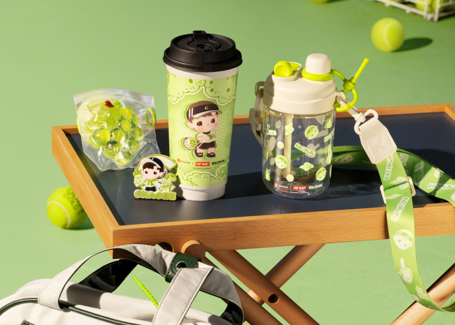 Chagee and Hacipupu collab in Singapore: Pop Mart’s shy star serves up a new green grape milk tea