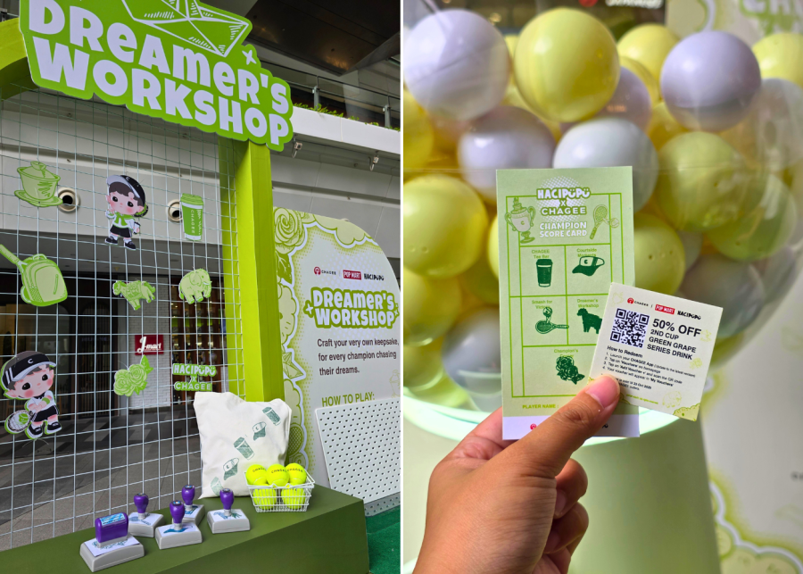 Dreamer's Workshop, Chagee's pop-up at Star Vista | Chagee and Pop Mart's Hacipupu collab in Singapore