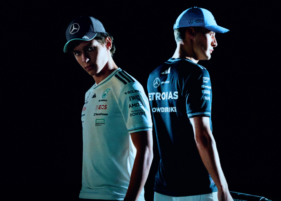 kimi antonelli ion orchard adidas - f1 drivers in singapore