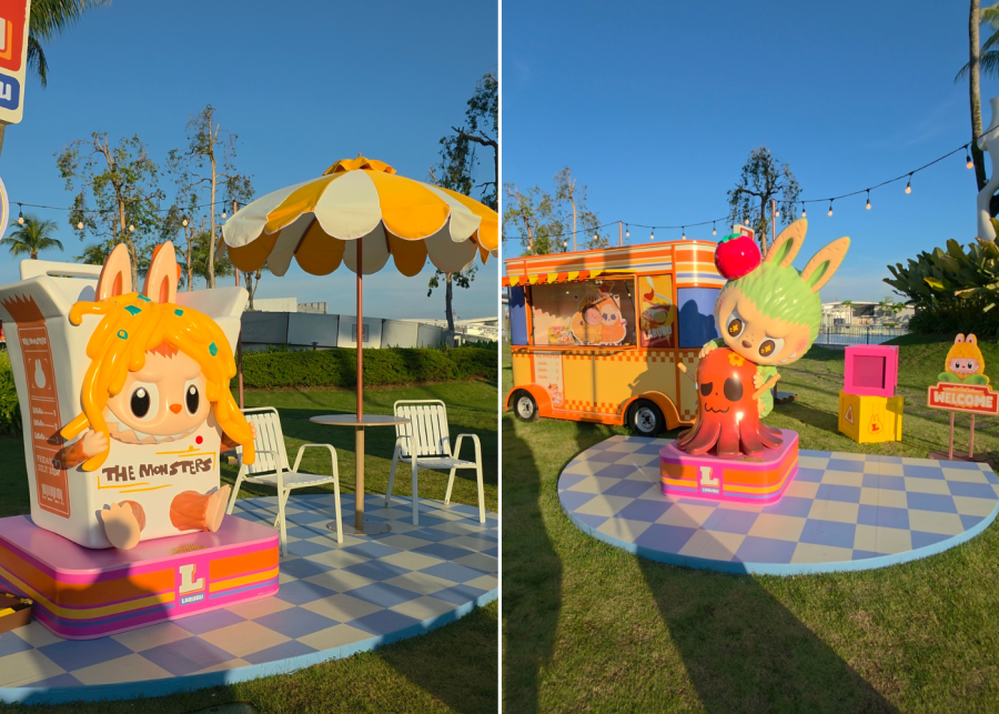 Quick Bites installation | Labubu Mini Market entrance in VivoCity, Singapore