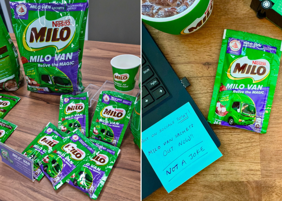 Milo van sachets available now | Celebrating 75 years of Milo in Singapore