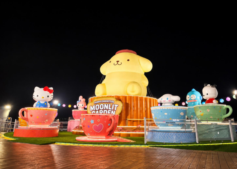 moonlit garden at vivocity - mid autumn festival singapore
