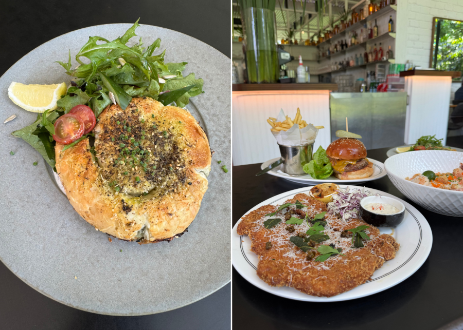 PS.Cafe's Spanakopita and pork schnitzel | New cafes in Singapore 2025