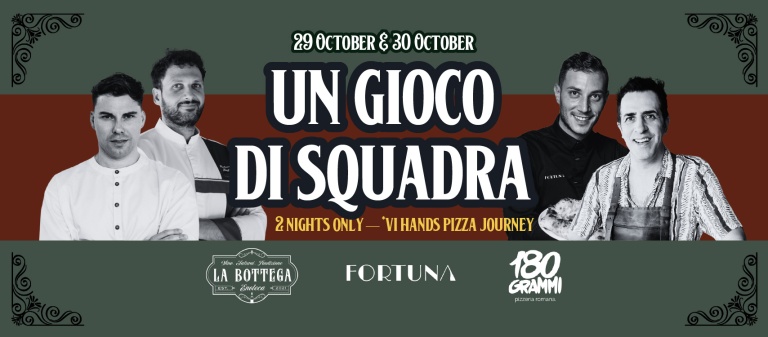 La Bottega & Fortuna x Jacopo Mercuro: A Two-Night-Only Italian Pizza Collaboration
