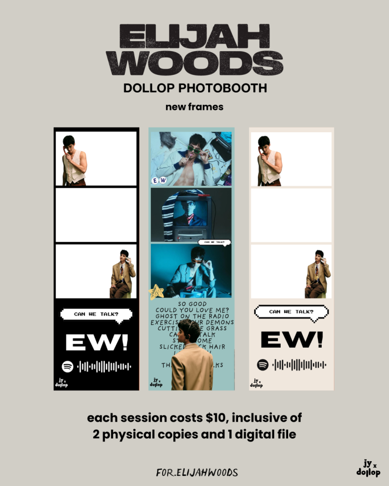 Elijah Woods Debut Album Photo Booth