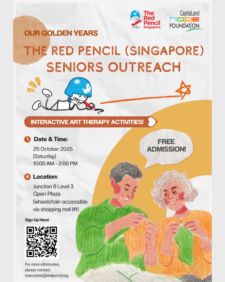 Our Golden Years – The Red Pencil (Singapore)’s Seniors Outreach Event