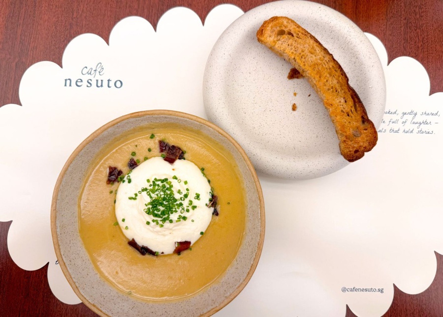 cafe nesuto ion potato leek soup