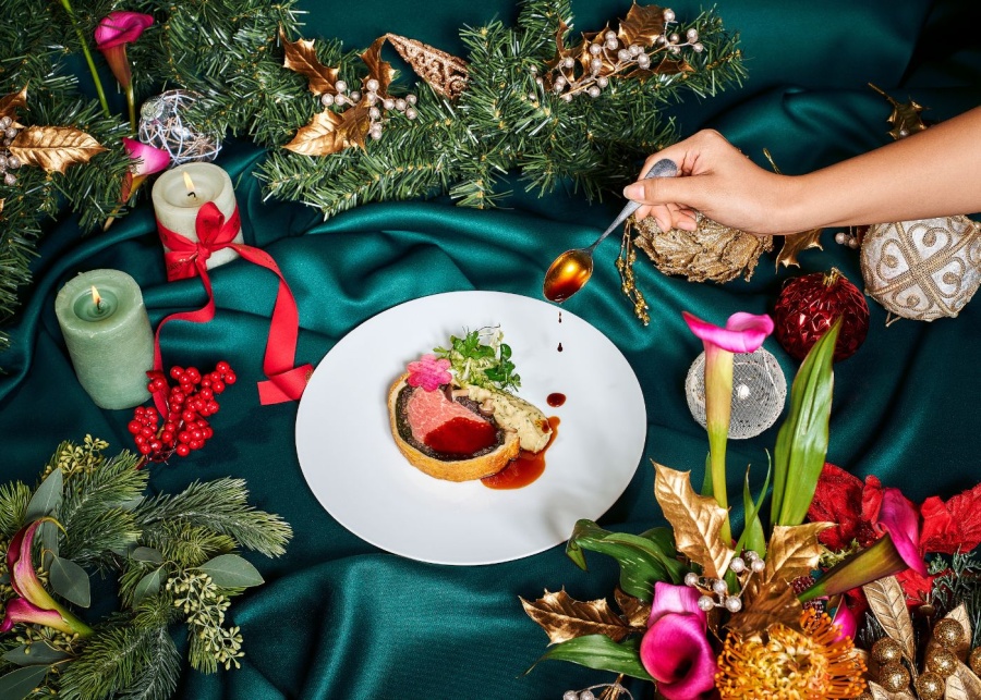 christmas menu singapore raffles hotel