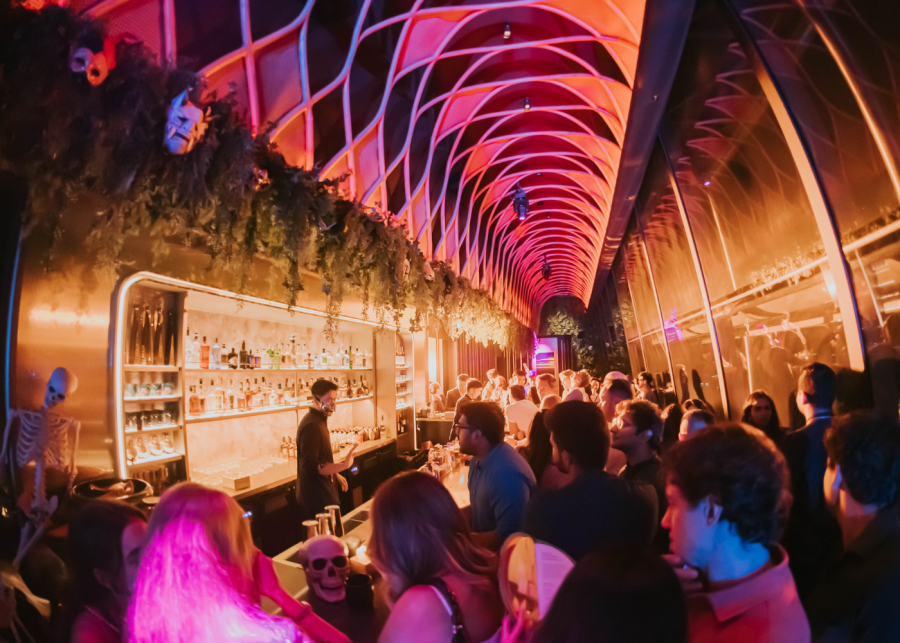 halloween party in singapore redrum sambaroom at sushisamba