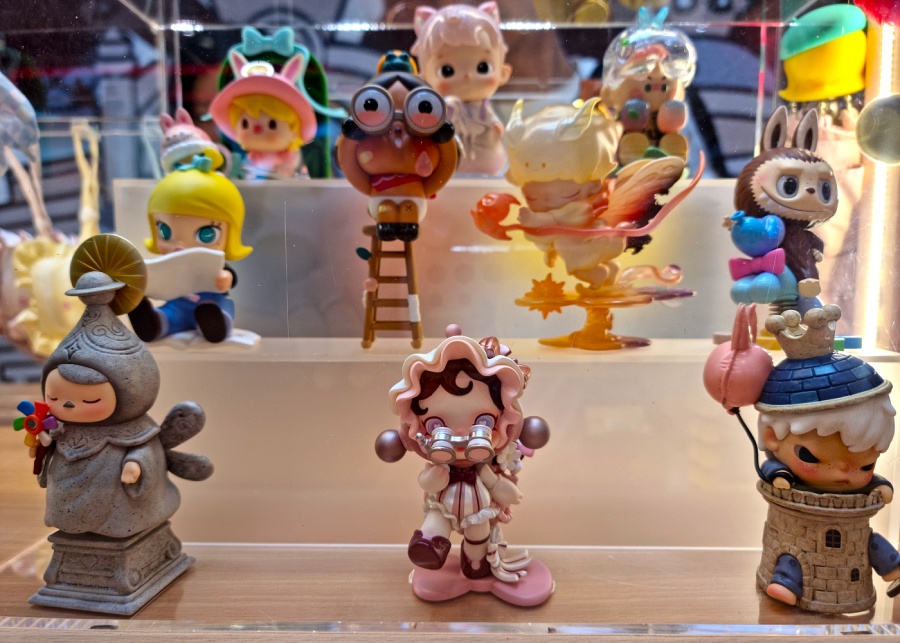 Pop Mart character figurines | Pop Land pop-up store in Singapore