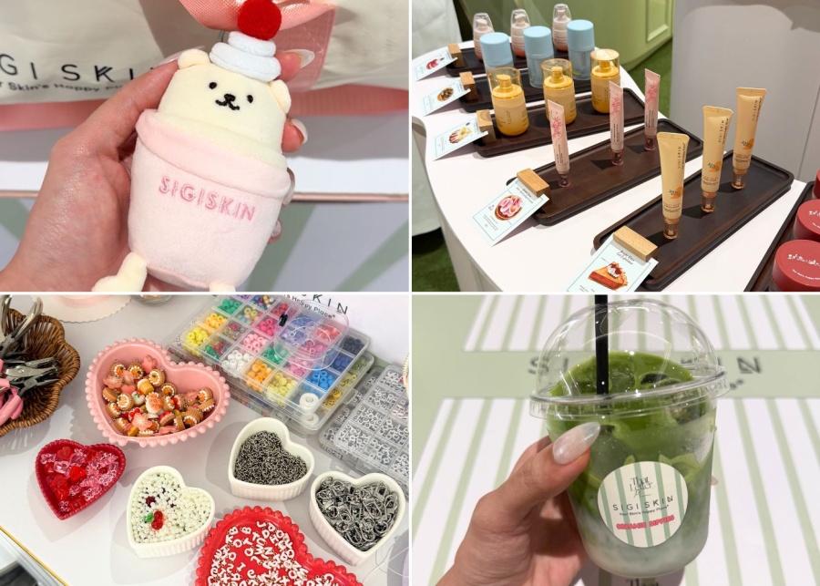 Sigi Skin’s pop-up cafe in Singapore: A new skincare drop, free matcha and exclusive plushies