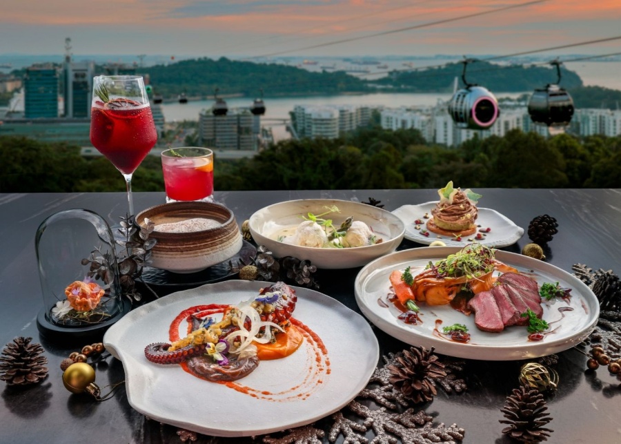 xmas menu singapore arbora