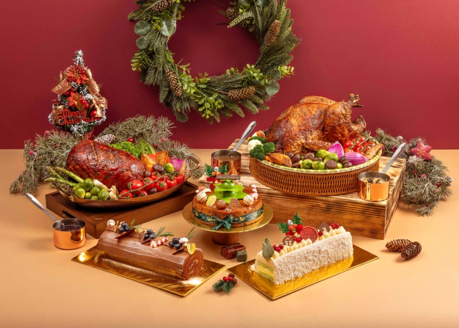 Best Christmas food delivery in Singapore 2025 - Amara Singapore festive roasts and dishes
