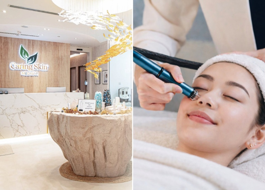 Best facials in Singapore - Caring Skin H2 Infusion treatment