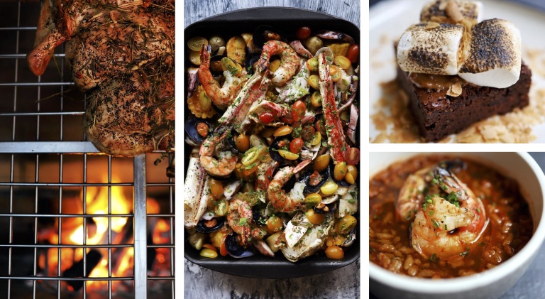 A Festive Feast Awaits At Fireplace By Bedrock