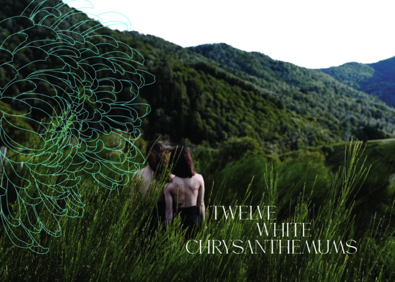 Twelve White Chrysanthemums