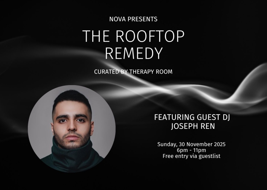 Colombian DJ Joseph Ren at The Rooftop Remedy by Therapy Room